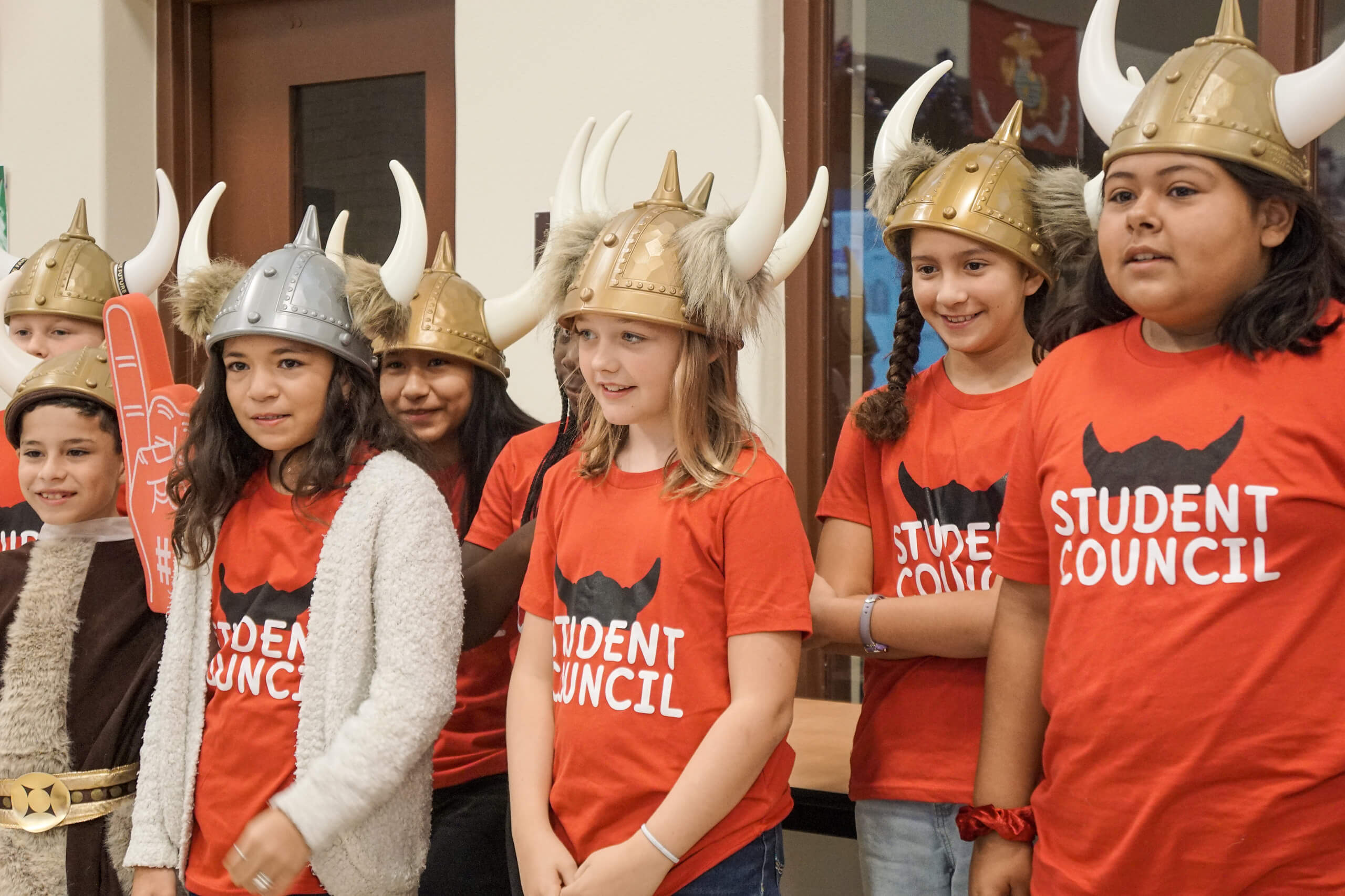 student-council-viking-helmets-rrisd-pie